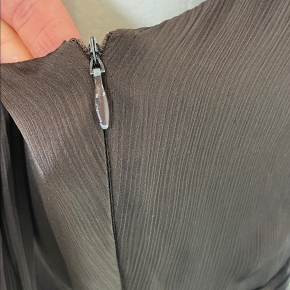 Sachin + Babi Brown Kayla Gown, 12 (flaw) - Picture 13 of 13